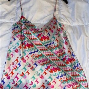 100% silk Galvan London camisole